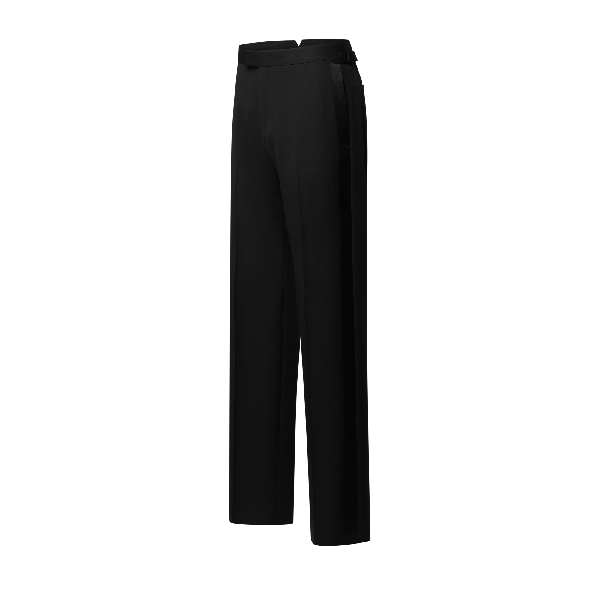 LOUIS VUITTON ブラック スラックス Tuxedo Pants - Ready-to-Wear 1AKKS3 | LOUIS VUITTON